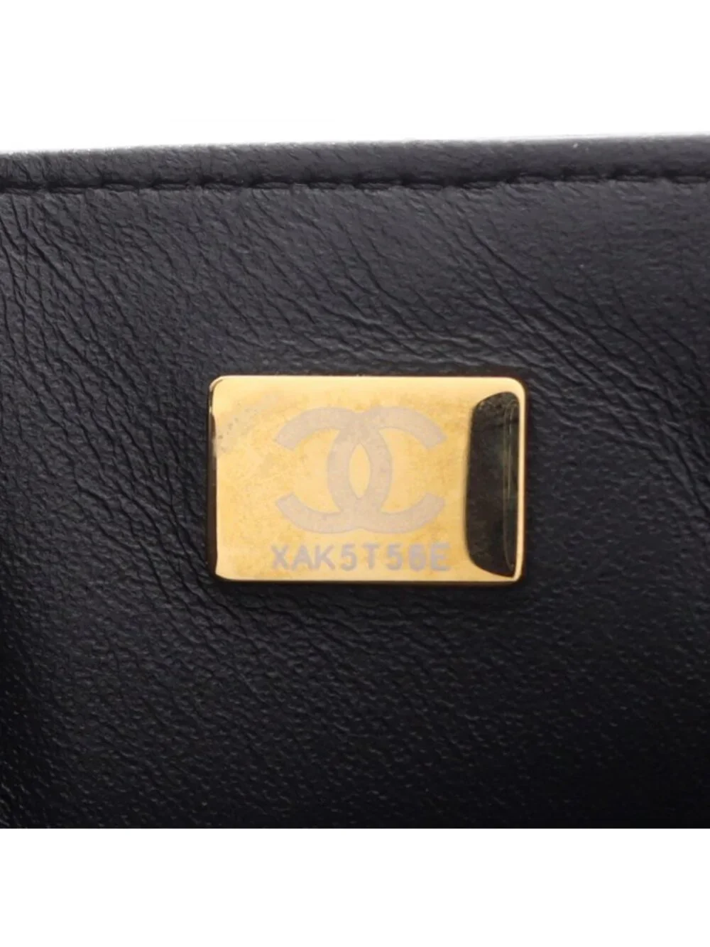 Chanel Shoulder Bag Mini Quilted Black Lambskin Chain